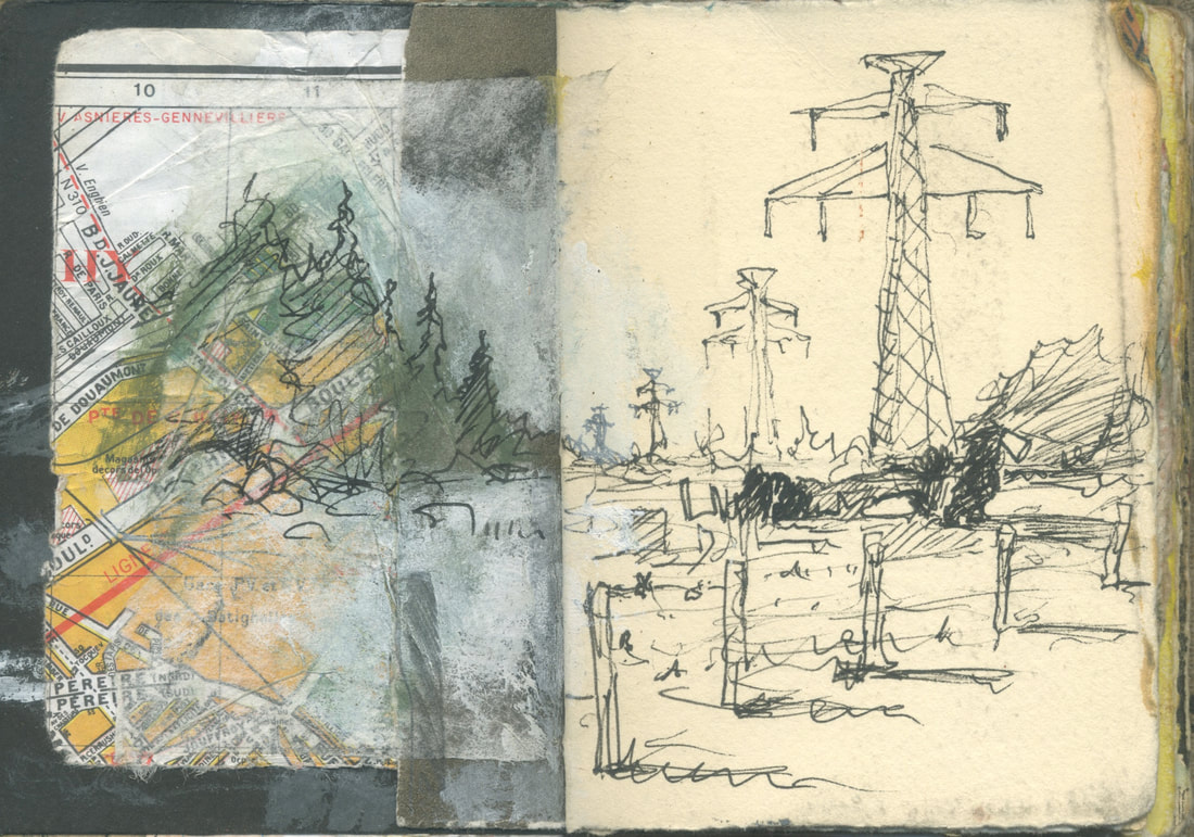 Staffan Gnosspelius sketchbook drawing (landscape)
